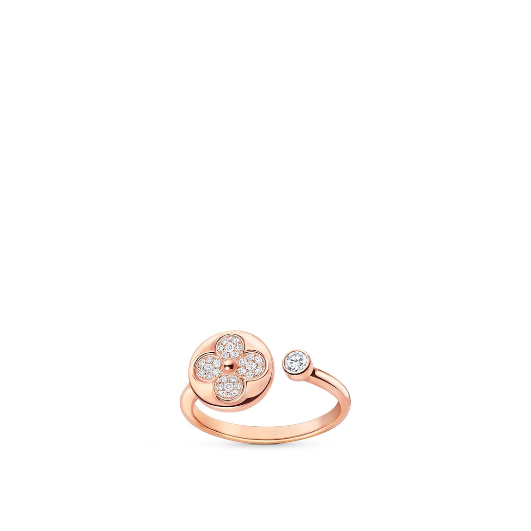 Color Blossom Mini Sun Ring, Pink Gold And Diamonds - All Fine Jewelry -  Q9O85E | LOUIS VUITTON